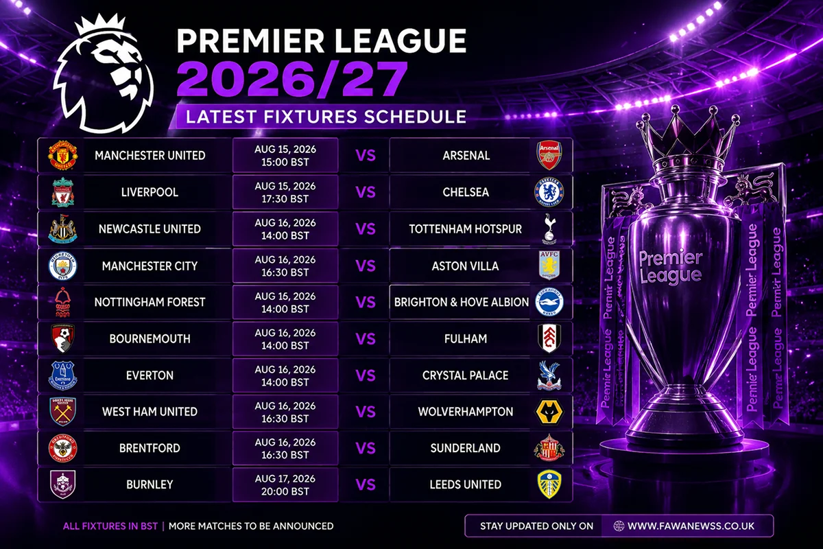 Premier League Football 2026/27 3 premier league 2026-27