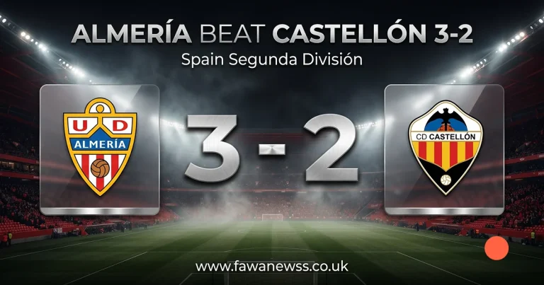 Almería Beat Castellón 3-2 | Spain Segunda Division 6 Almería Beat Castellón 3-2 | Spain Segunda Division
