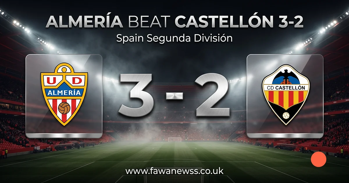 Almería Beat Castellón 3-2 | Spain Segunda Division 1 Almería Beat Castellón 3-2 | Spain Segunda Division