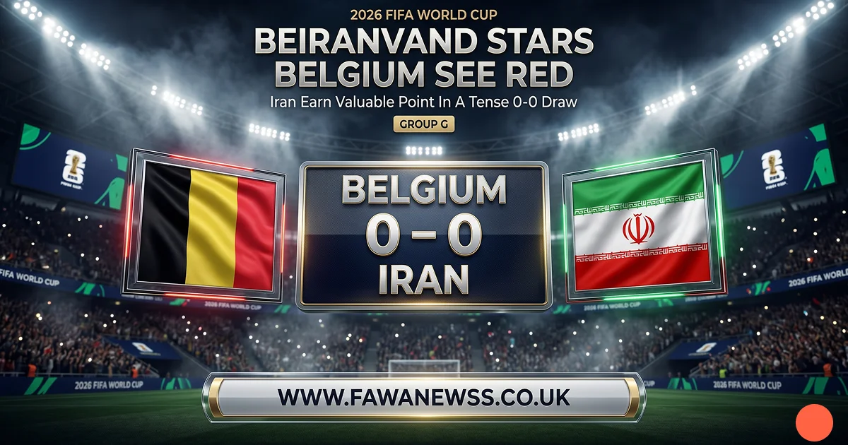 Belgium 0-0 Iran: Beiranvand Stars, Ngoy Sees Red