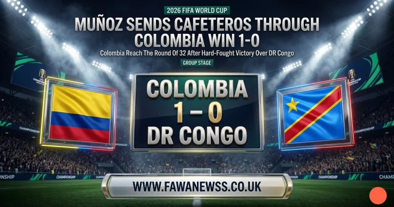 Colombia 1-0 DR Congo