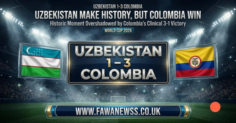 Colombia vs Uzbekistan