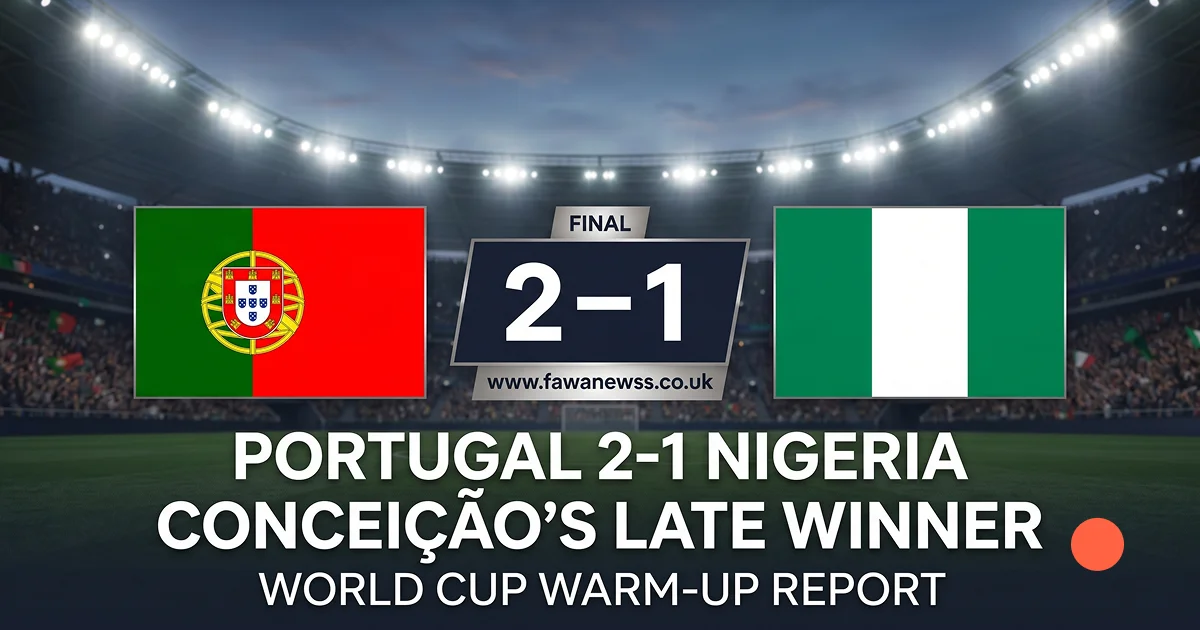 Conceição Late Winner: Portugal Beat Nigeria 2-1