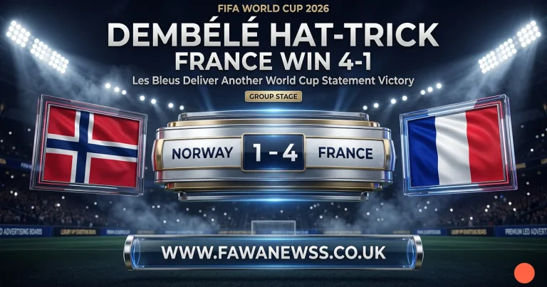 Dembélé 25-Min Hat-Trick Fires France Past Norway 4-1