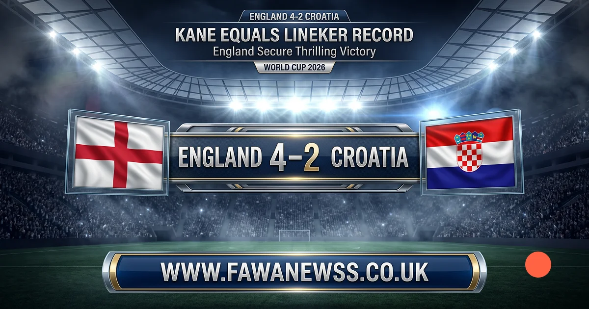 Kane Equals Lineker Record as England Beat Croatia 4-2 2 Kane Equals Lineker Record as England Beat Croatia 4-2