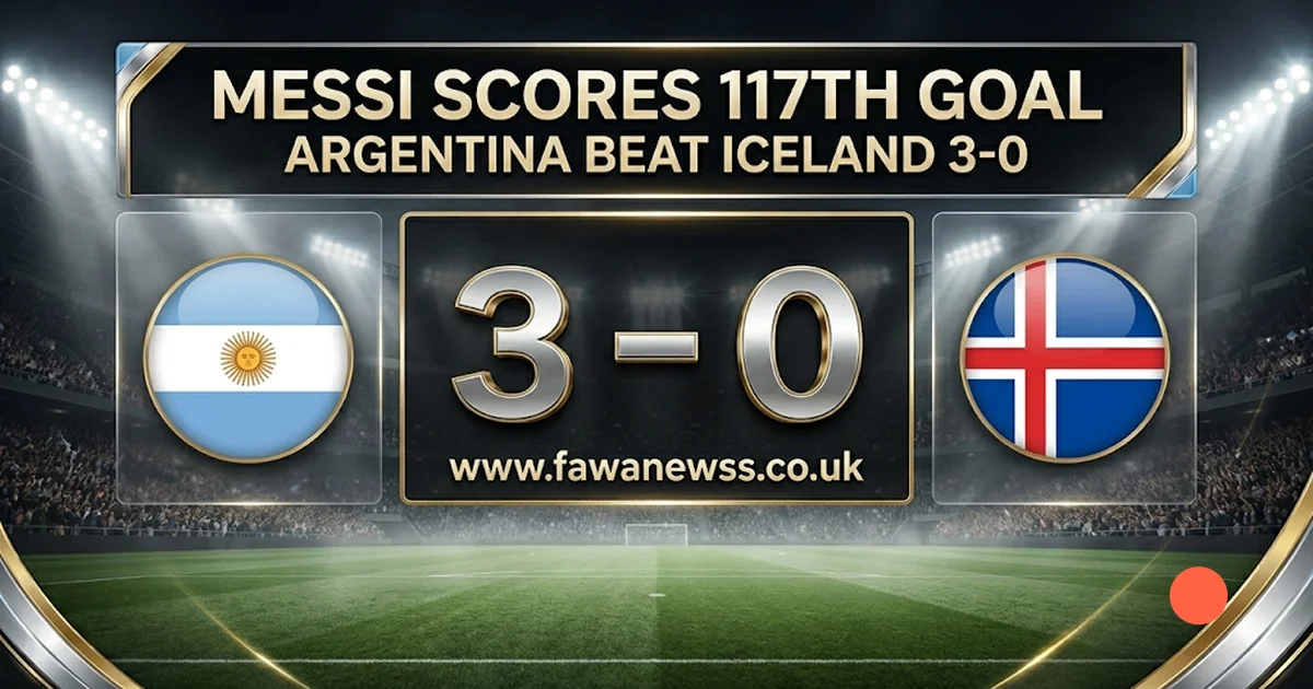 Messi Scores 117th Goal: Argentina Beat Iceland 3 - 0