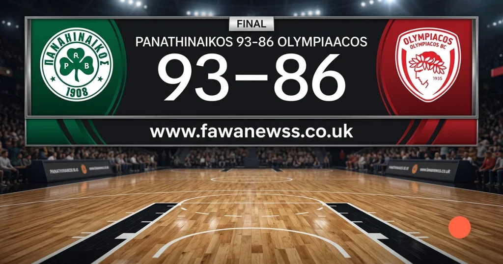 Panathinaikos 93-86 Olympiacos