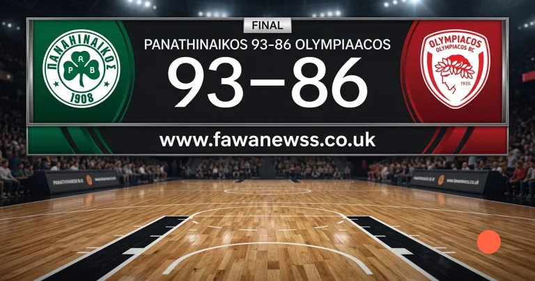 Panathinaikos 93-86 Olympiacos
