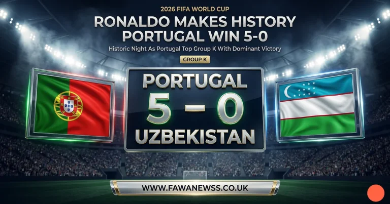 Ronaldo Scores at Six World Cups in Portugal's 5-0 Win