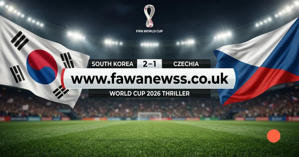 South Korea Beat Czechia 2-1 in a World Cup 2026 Thriller