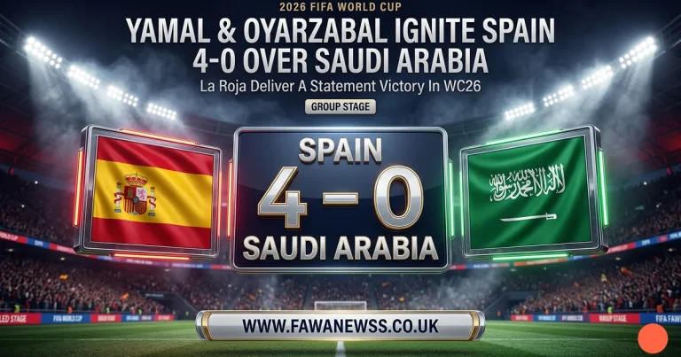 Spain 4-0 Saudi Arabia